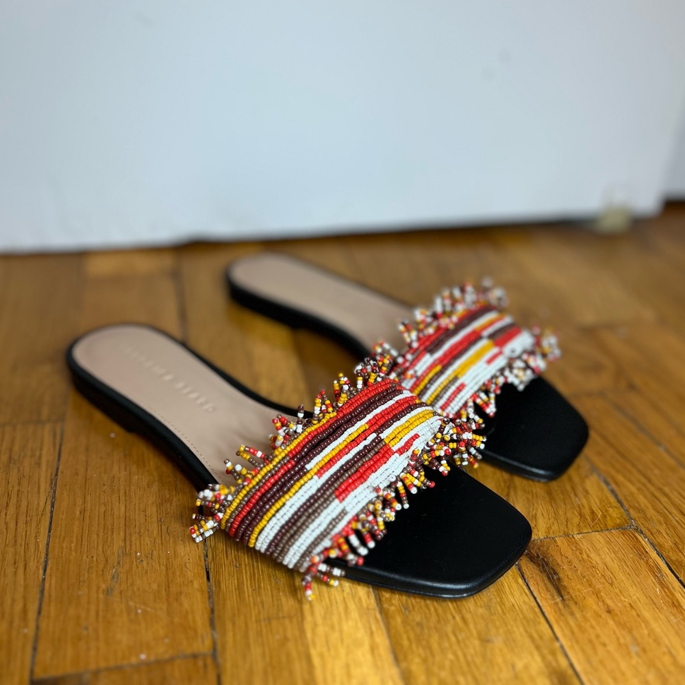 Veronica Beard Slip On Sandals